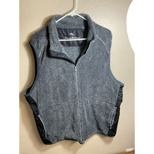 Tommy Bahama Men's Vest Gray Size XXL Zippered Pockets